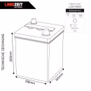 Langzeit Oldtimer Batterie 6V 96Ah Maße