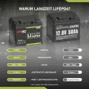 Zweites Bild von Langzeit LiFePO4 50Ah 12V Lithium Akku