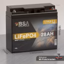 BSA LifePo4 Akku 28Ah 12V Abmessungen